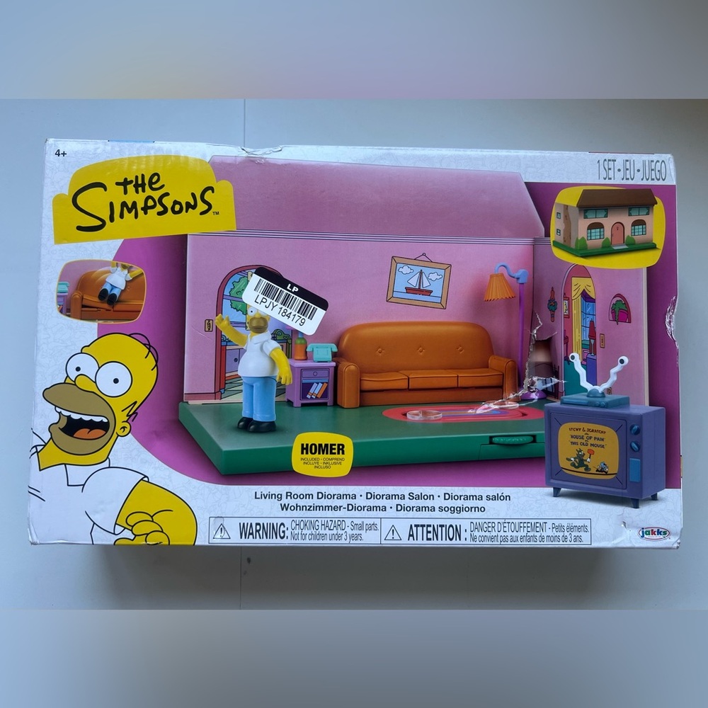 The Simpsons Living Room Diorama Playset
